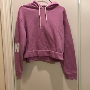 Victoria’s Secret pink crop top hoodie